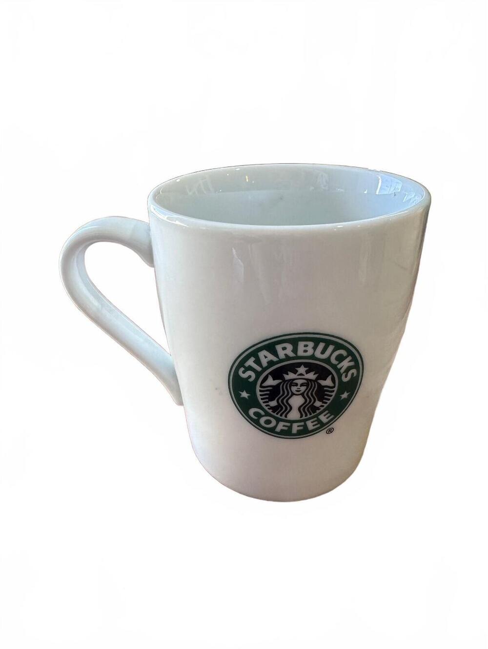 Starbucks 2007 Classic Siren Logo White 8 Oz Coffee Mug